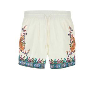 Etro Men White Polyester Swimming Shorts